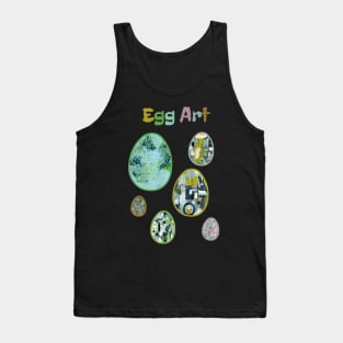 Art Acrylic artwork abstract Easter Egg Tank Top